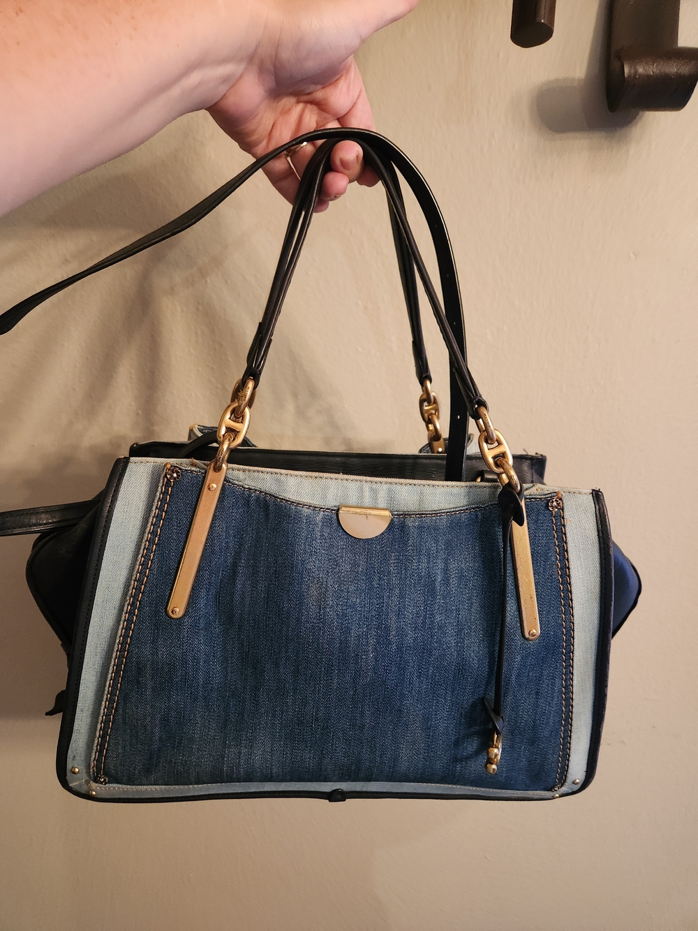 Coach Denim Dreamer Satchel Crossbody Purse RARE Y2K Hard To Find